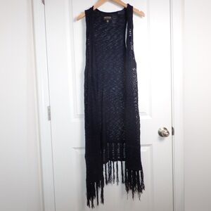 Maddison Navy Sweater Vest Size M